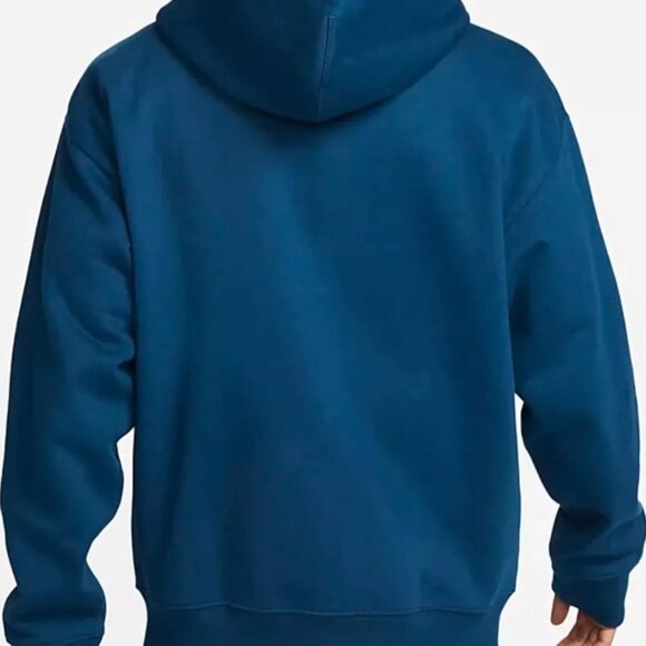 Nike Lab Men's Solo Swoosh Full-Zip Heavy Hoodie Valerian Blue L DR0403-460 NEW - Picture 12 of 13